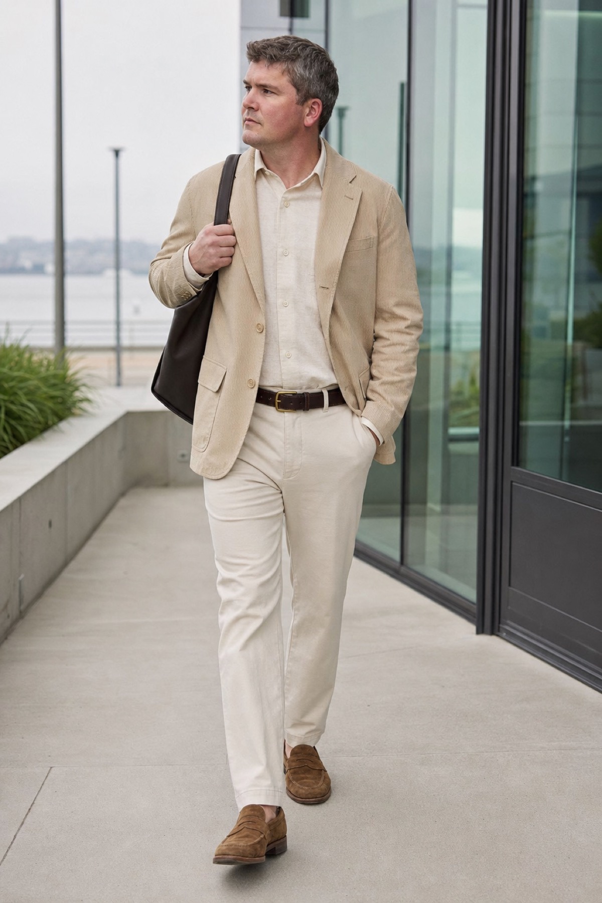 Buck Mason lookbook - Oyster Point Arrival